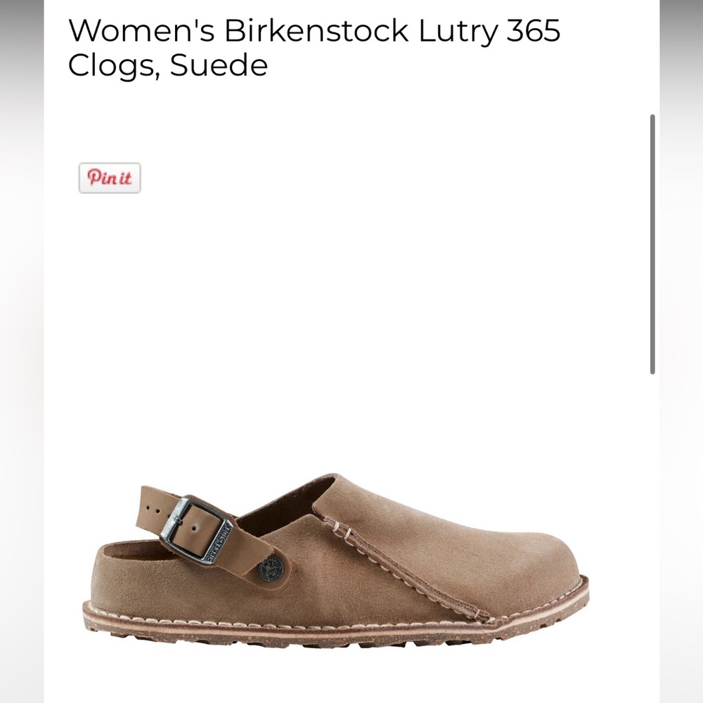 Birkenstock Lutry 365 Women's Suede Clogs - Brown
